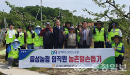 음성농협, 농촌일손 돕기 전개