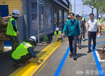 충주시, 도로 정비사업 현장 점검