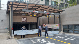 예산군, 공동주택 물막이판 설치 현장 점검 실시