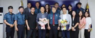 단양경찰서, 안보자문協에 감사장 전달