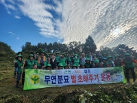 예산군 봉산면 새마을, 무연분묘 벌초 실시