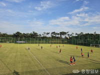 보령 스포츠파크, 남자 U17 카타르 월드컵 축구대표팀 전지훈련 등 축구메카로 자리매김
