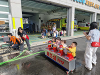 증평소방서, 한라비발디 원아들 소방안전 체험 실시