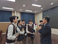 충남반도체마이스터고등학교, 김성진 전 삼성전자 부사장 초청 특강