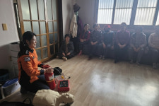 청양소방서, 노인복지시설 어르신 대상 겨울철 소방안전교육 실시