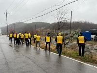 예산군 대흥면 노인회, 하천 환경정화 활동 전개