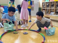 비닐봉지 대신 물고기 시장…참샘유치원 바다반 환경축제