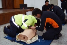대구서부소방서, 도로공사 직원 심폐소생술 교육