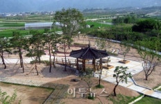 합천군립노인전문요양원 녹색공간 조성완료