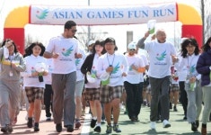 인천AG 성공개최 위한 FUN-RUN 행사 라오스에서 개최