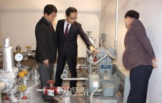 박기동 가스안전공사 사장, LPG충전소 두원에너지 점검
