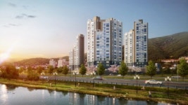 강원도 인제 브랜드 아파트 양우내안애 랜드마크로 우뚝