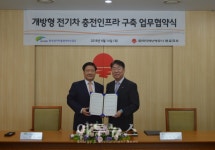 한난 판교지사, 개방형 전기차 충전소 구축
