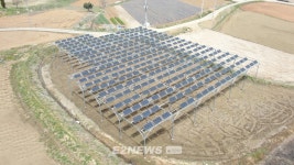 동서발전, 파주 적성면에 300kW 영농형 태양광 준공