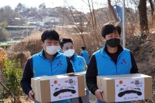 전자금융업 전문기업 커넥, 떡·생필품 등 코로나19극복 기원 나눔행사 펼쳐