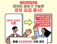 KT 알뜰폰 위너스텔, 가정의달 맞이 공유요금제 출시