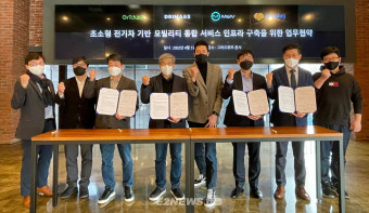 그리드위즈, 초소형 전기차 모빌리티 통합서비스 구축