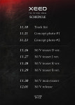 12월 1일 데뷔 씨드(XEED), 스케줄러 공개
