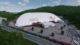 필드원종합건설, 국내 1호 경주 에어돔 실내축구장 시공