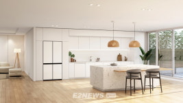 삼성전자, 빌트인처럼 빈틈 없앤 키친핏 맥스 냉장고 출시