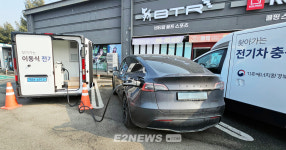 설 연휴 강릉방향 문막휴게소서 전기차 무료 충전