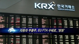 (이슈株분석)자동차 부품주, EU FTA 수혜로..씽씽