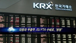 (이슈株분석)자동차 부품주, EU FTA 수혜로..씽씽