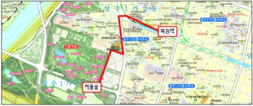 뚝섬역~서울숲 1.3km구간 장애물 사라진다