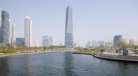 국내 현존 최고층 빌딩 동부아무역센터 준공