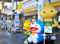 S-Oil 구도일 주유소에 도라에몽 떴다!