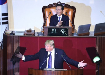 예상과 달리 통상 문제 언급안한 트럼프