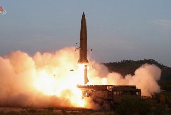 북한, 강원도 통천 일대서 미사일 발사체 2회 발사
