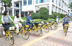 GS 주유소에서 카카오 전기자전거 충전·정비하세요