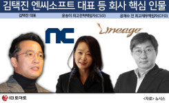 [IB토마토]먹구름 낀 엔씨소프트…재무통 윤재수 빈자리에 커지는 우려감