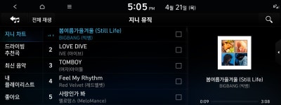 현대·기아차 32종서 지니뮤직 듣는다