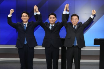 박용진·강훈식, 첫 토론 이재명 협공…'셀프공천' 공방도(종합)