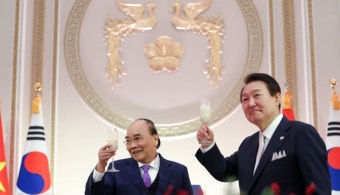 청와대 영빈관서 첫 국빈 만찬…대통령실 