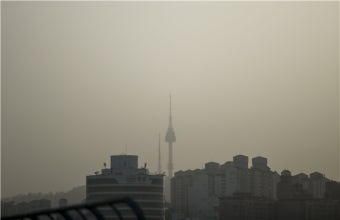전국 17개 시·도 황사 위기경보 '주의'로 격상