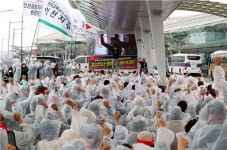 공항 파업 노사 입장 평행선…정부 중재 나서