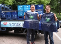 ESG 경영 강화… 동원F&B, 동원샘물 대리점에 친환경 유니폼 배포