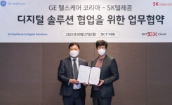 SKT, GE헬스케어 코리아와 디지털 헬스케어 클라우드 시장 공략 맞손