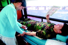 호랑이해 헌혈 맹호부대가 솔선