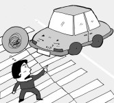 횡단보도 밥먹듯 침범 습관탓… 정지선지켜야