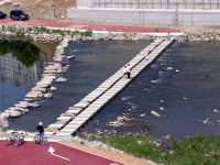 경안천 자전거도로 위험노출