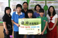 김포 금파초, 국제구호단체 2곳에 값진 성금