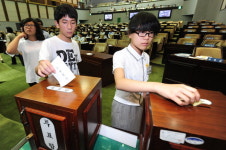 미래의 희망 꿈나무의원 의사봉 체험