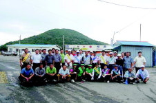 인천 강화군 삼산면 석포리 선착장 대청소