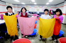 안양 대안中 학부모회, 천연염색 체험 행사