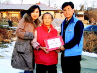 안성 양성면사무소, 부서평가시상금 내복나눔