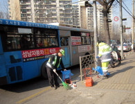 환경미화원 애로 말끔히 청소